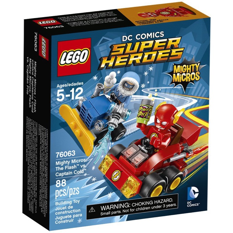 LEGO<sup>&reg;</sup> Super Heroes Sets: DC Comics 76063 Mighty Micros: The Flash vs. Captain Cold NEW (SOLD OUT)